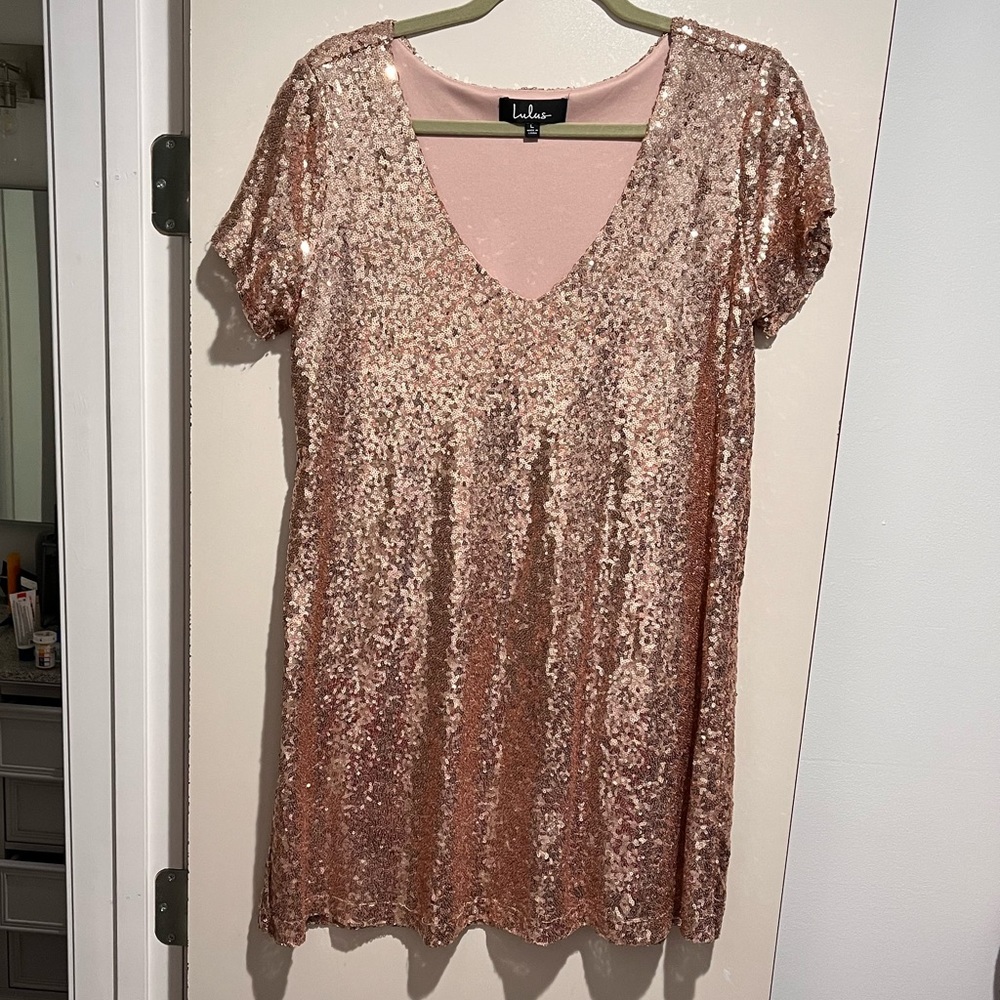 Lulus sequin dress